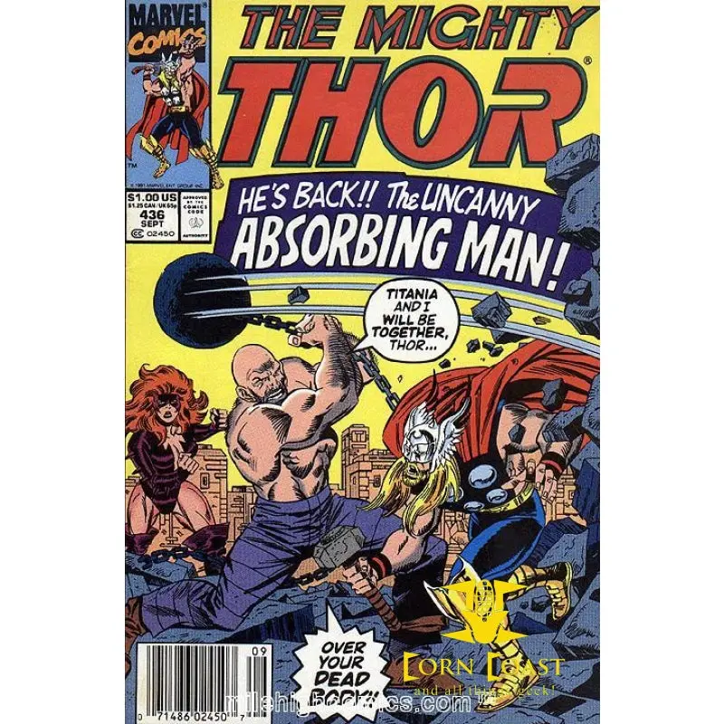 The Mighty Thor #436 Nm 1