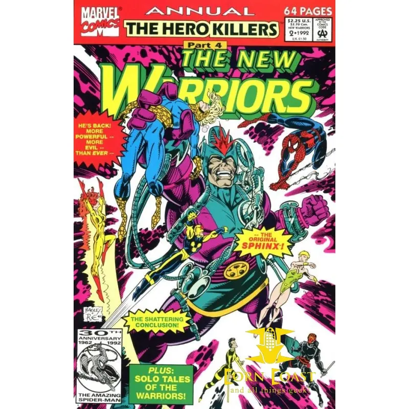 The New Warriors Annual #2 Nm 1