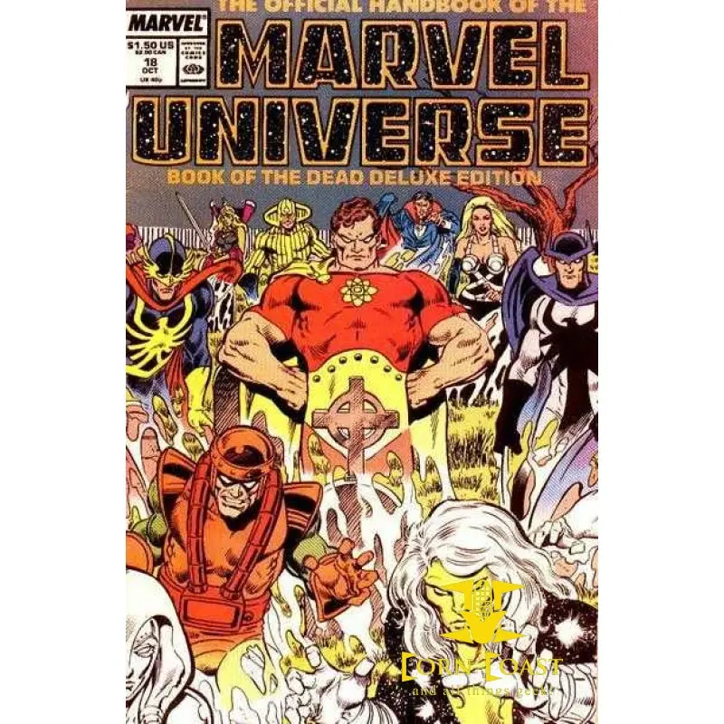 The Official Handbook Of The Marvel Universe #18 Book Of The Dead Nm 1
