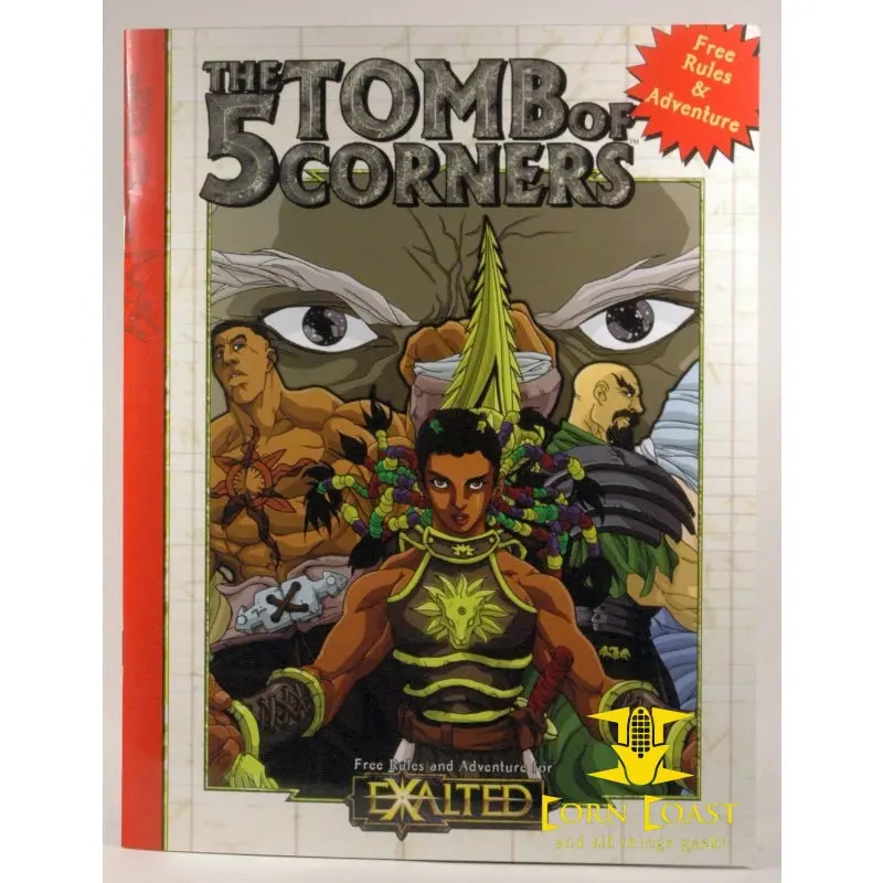 The Tomb Of 5 Corners (Free Rules And Adventure For Exalted) White Wolf 1
