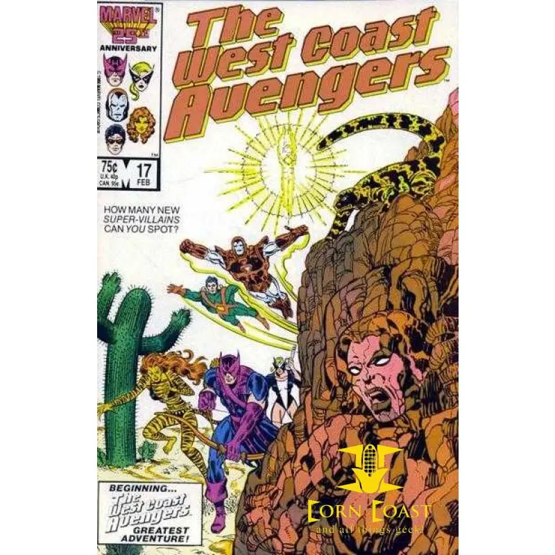 The West Coast Avengers #17 Vf 1