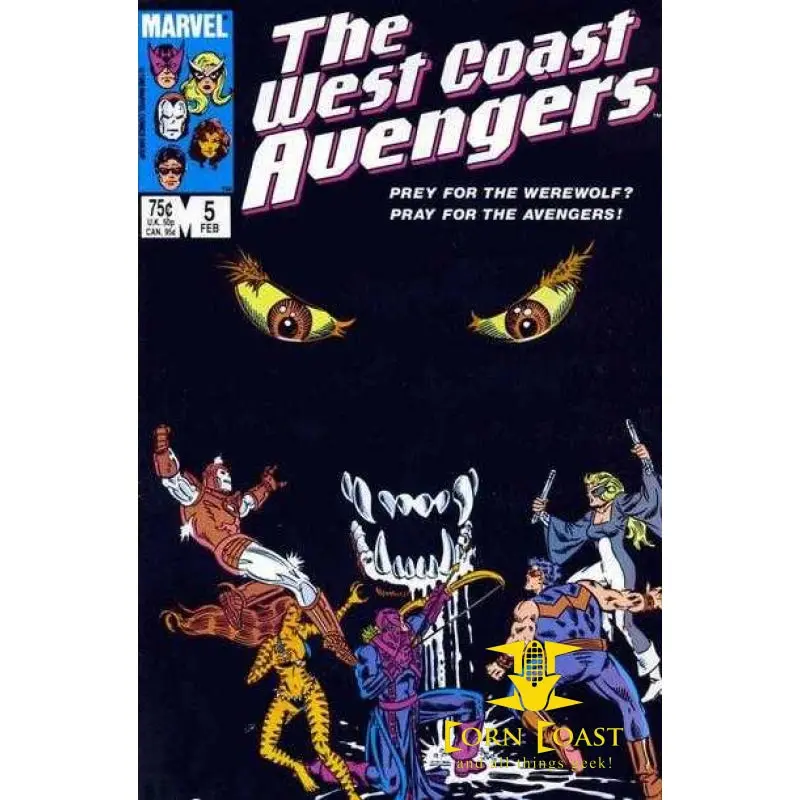 The West Coast Avengers #5 Vf 1