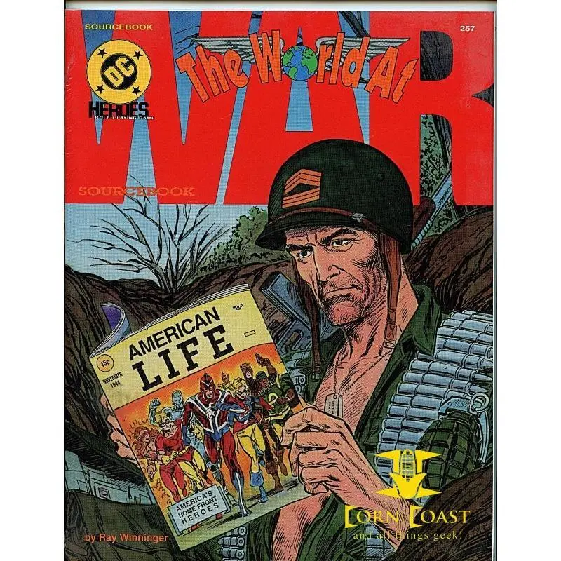 The World At War Rpg #257 Dc Heros Mayfair 1991 1