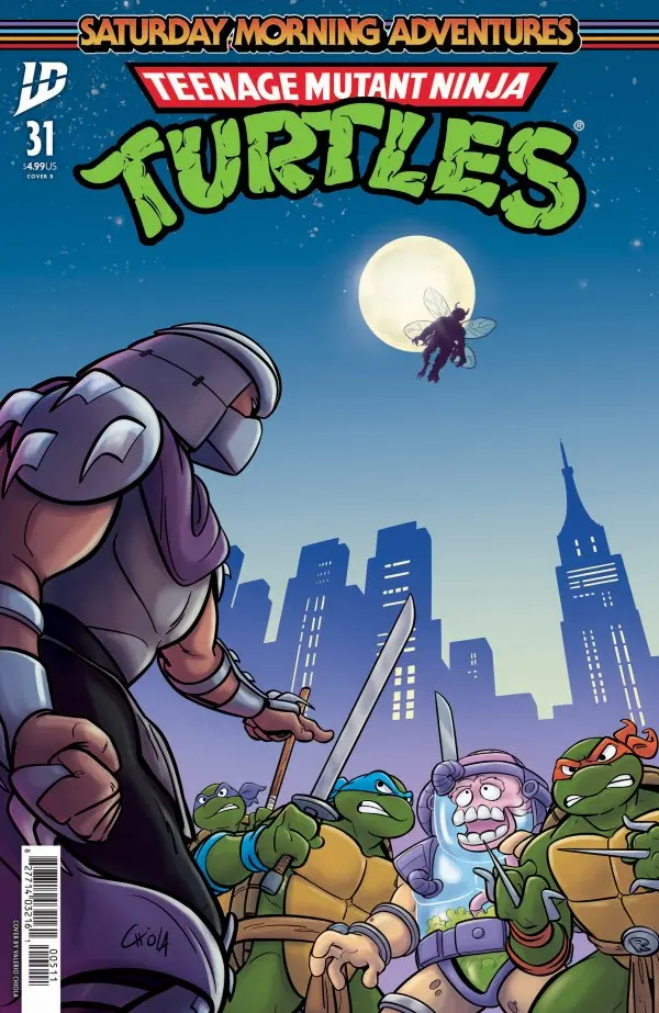Tmnt Saturday Morning Adv Continued (Vol 2) #31 Cover B Valerio Chiola Variant Nm 1