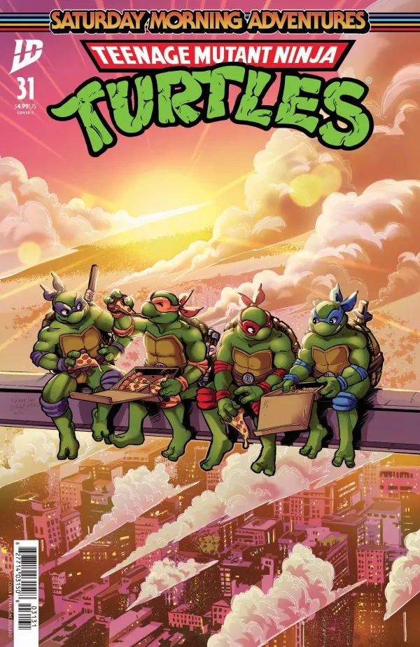 Tmnt Saturday Morning Adv Continued (Vol 2) #31 Cover C Francine Delgado Variant Nm 1