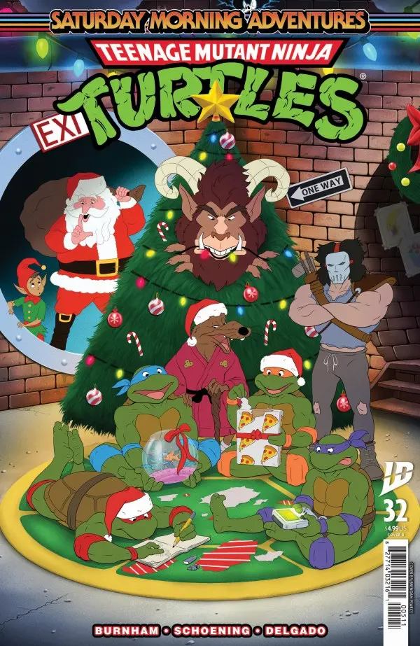 Tmnt Saturday Morning Adventures (Vol 2) #32 Cover B Brendan Pearce Variant Nm 1