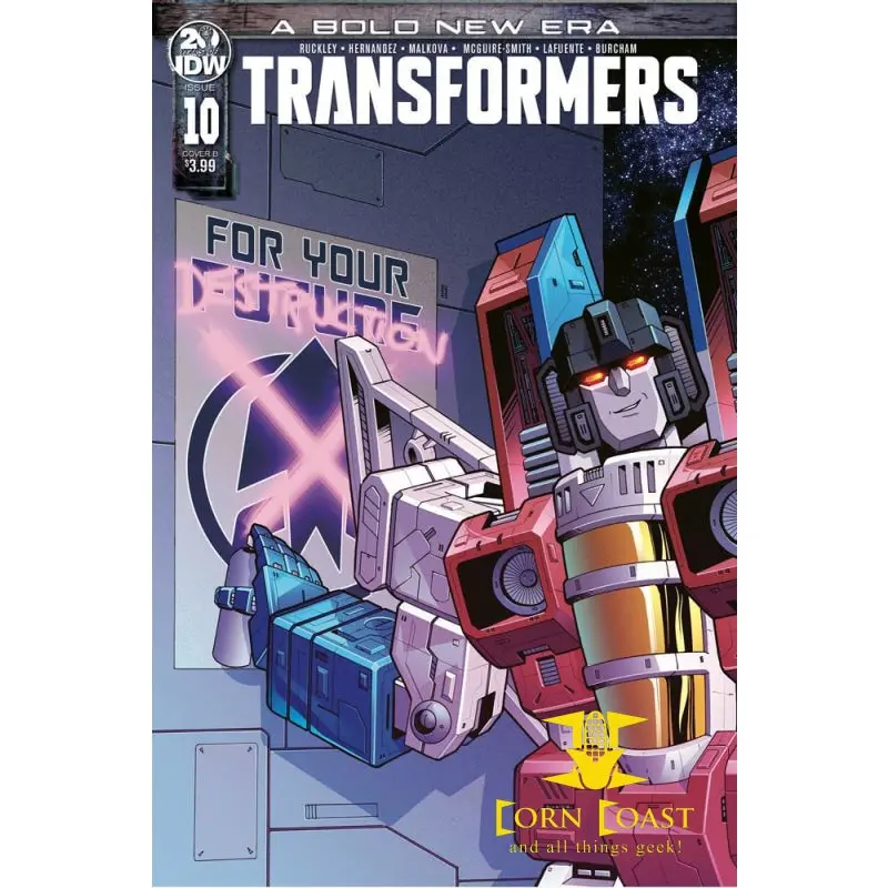 Transformers (Vol 3) #10 Cvr B Mcguire Smith 1