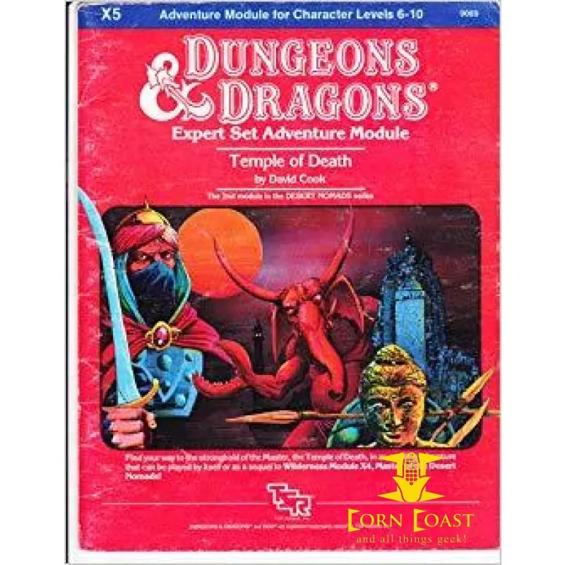 Tsr Dungeons & Dragons X5 Temple Of Death D&D Anventure Module 1983 1