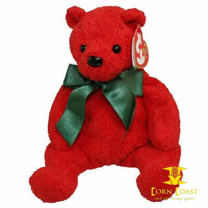 Ty Beanie Baby Mistletoe The Bear Stuffed Animal 1