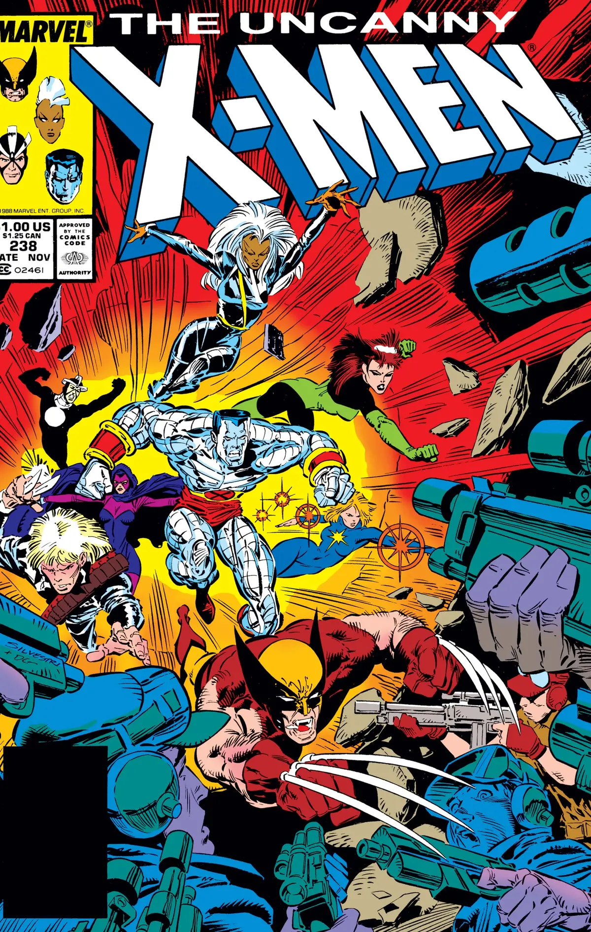 Uncanny X-Men (Vol 1) #238 Vf 1