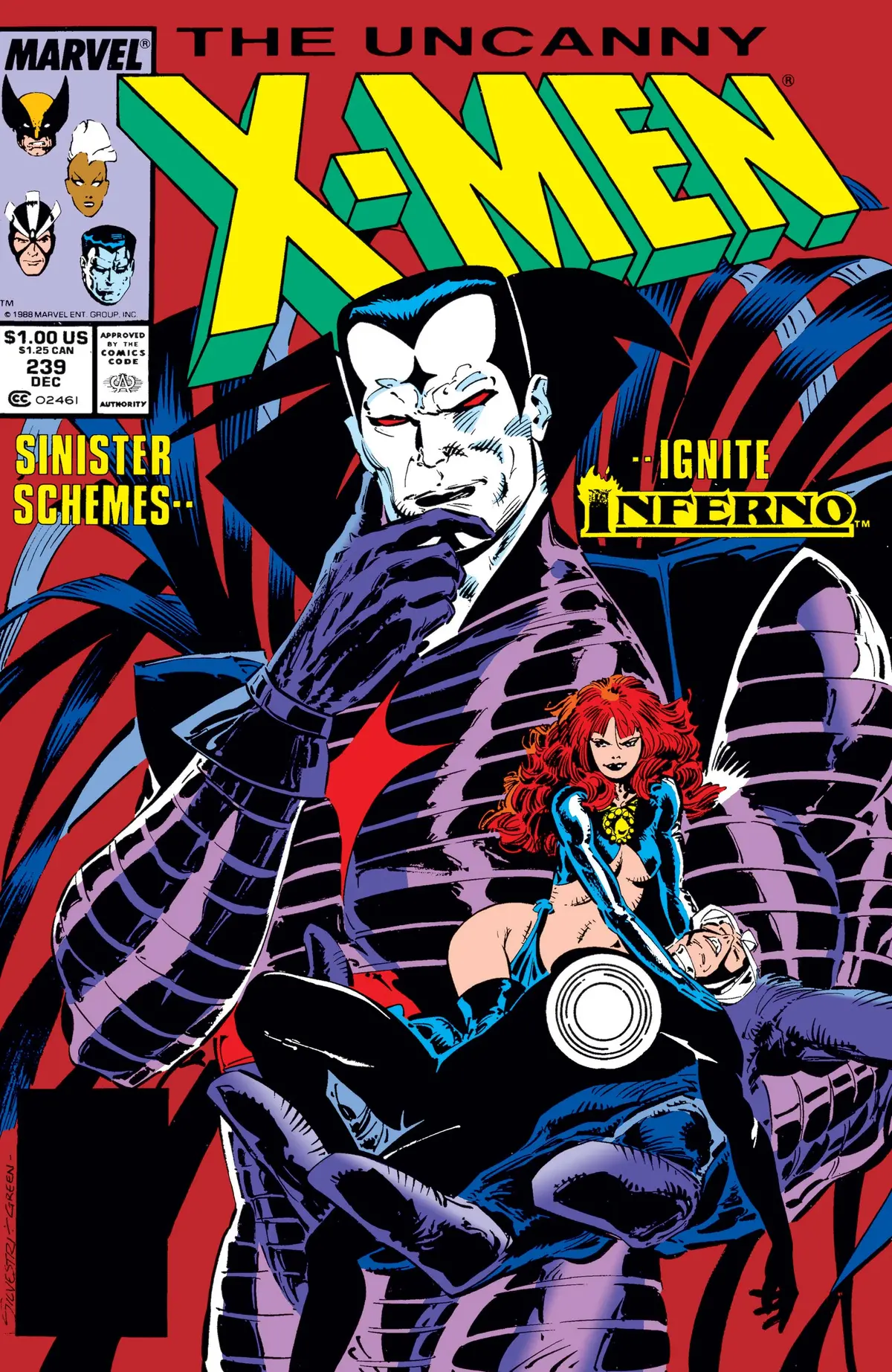 Uncanny X-Men (Vol 1) 1988 #239 Vf 1