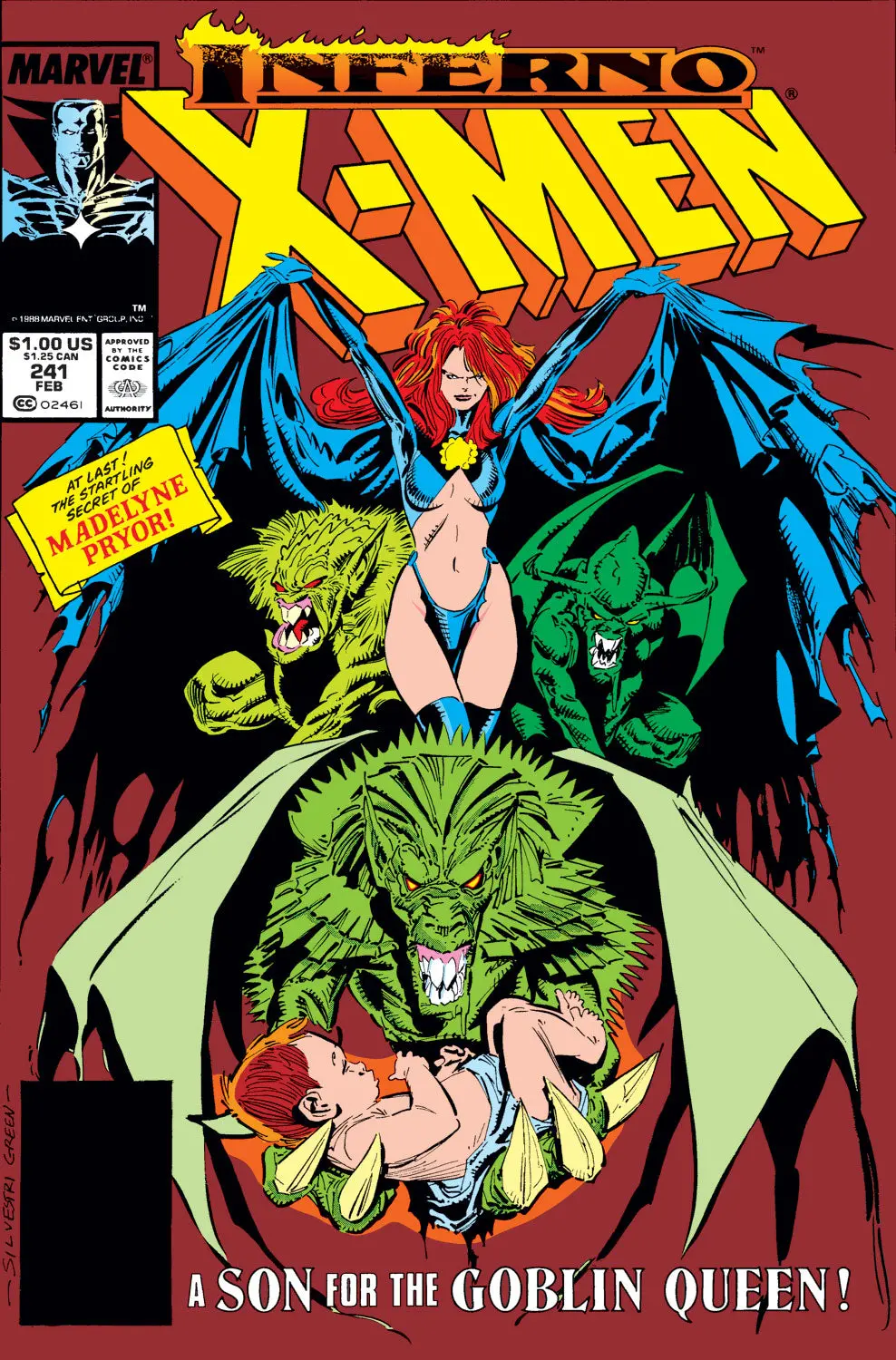 Uncanny X-Men (Vol 1) 1989 #241 Vf 1