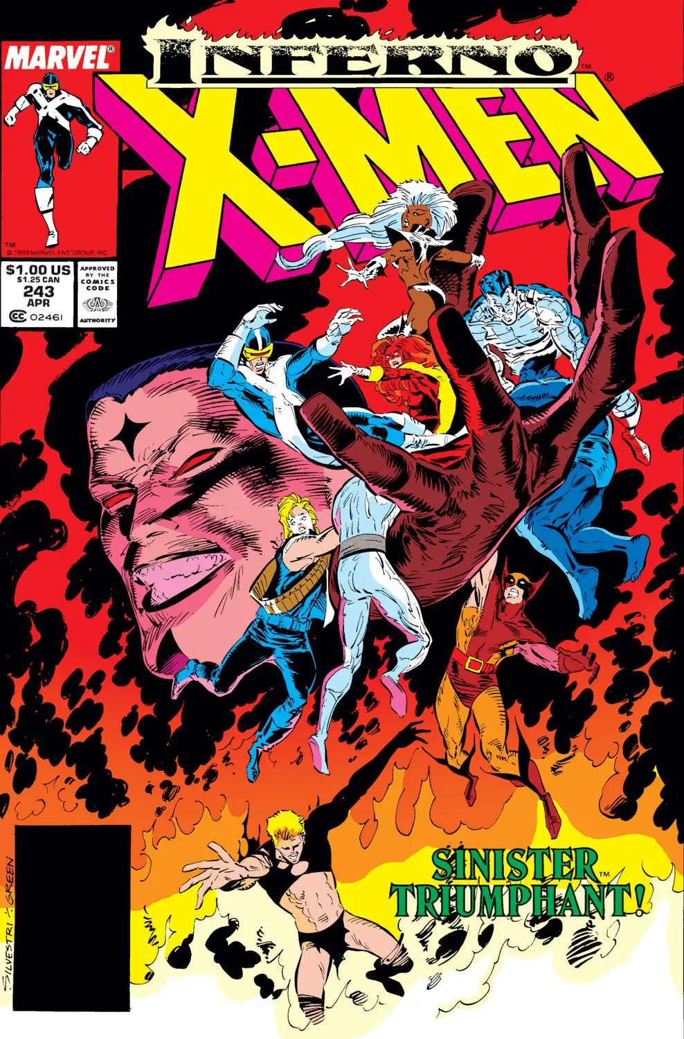 Uncanny X-Men (Vol 1) 1989 #243 Vf 1