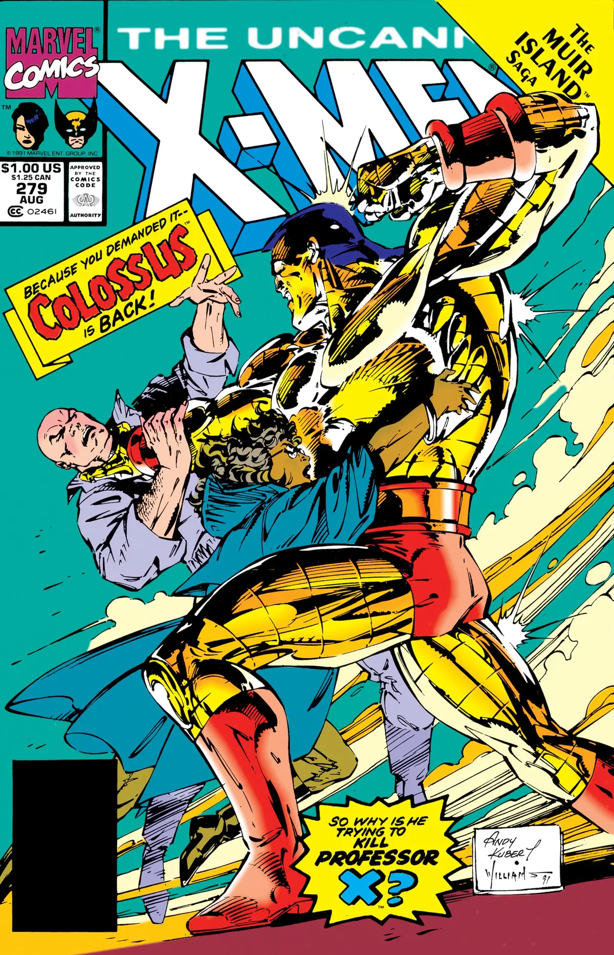 Uncanny X-Men (Vol 1) 1991 #279 Vf 1