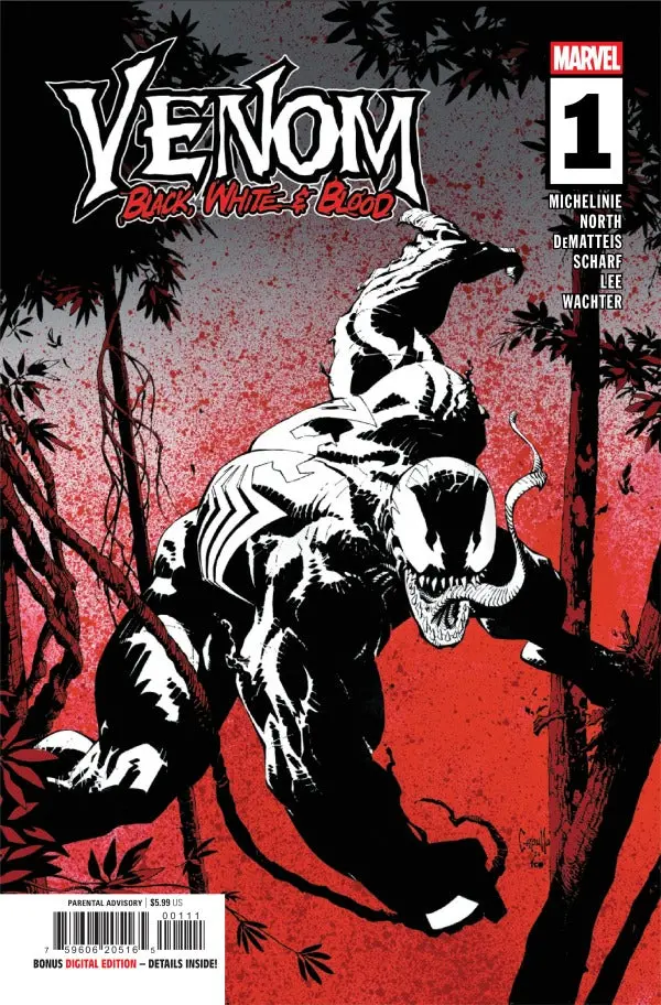 Venom (2025) Black, White & Blood #1 Nm 1