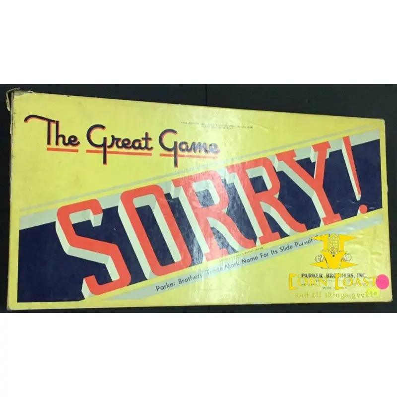 Vintage Sorry Board Game 1950 1