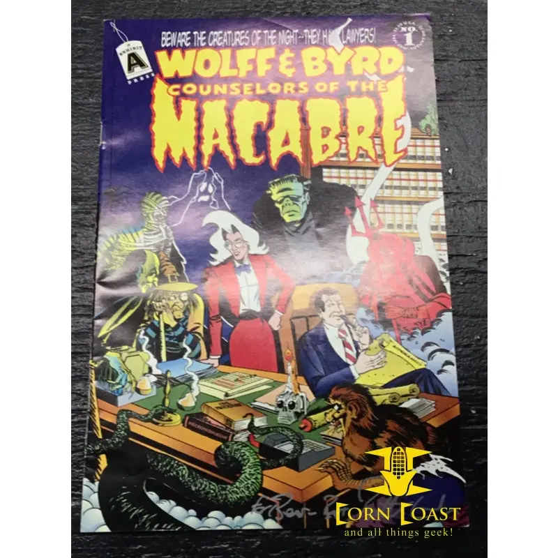 Wolff & Byrd: Counselors Of The Macabre #1 Autographed By Batton Lash 1