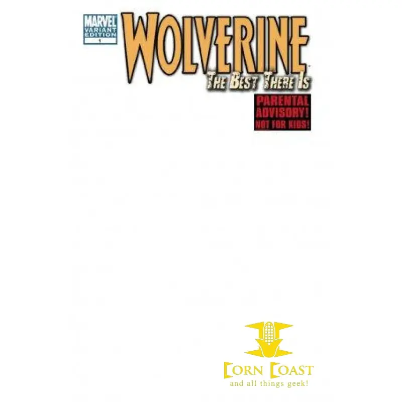 Wolverine: The Best There Is #1 Blank Variant Vf 1