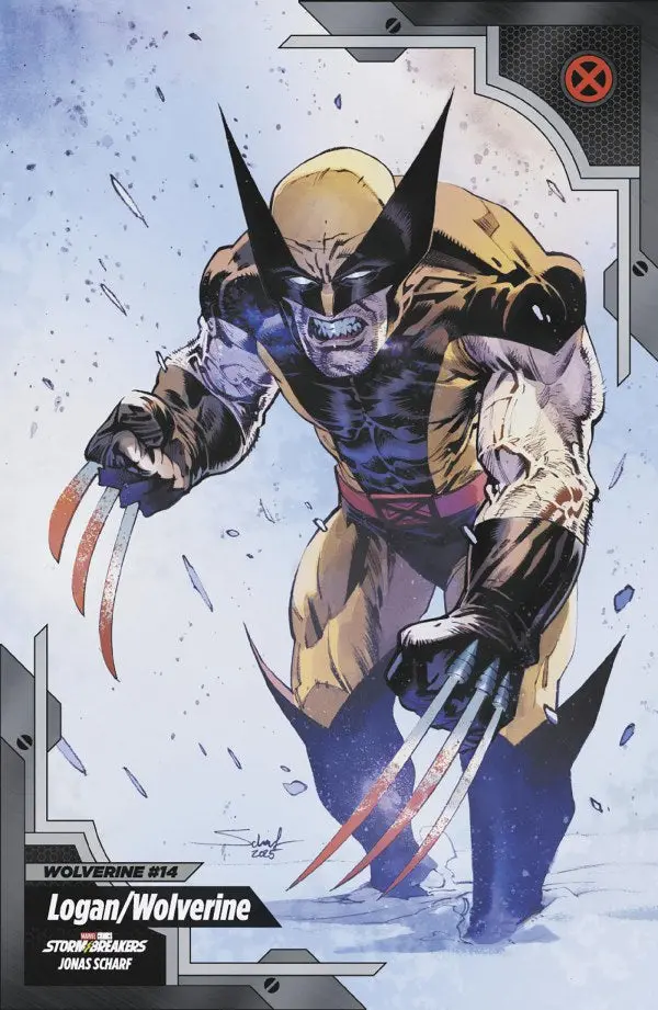 Wolverine (Vol 8) #14 Jonas Scharf X-Men Trading Card Variant Nm 1