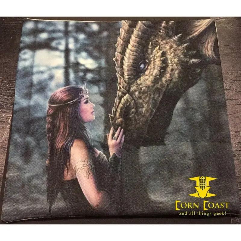 Woman And Dragon Square Pillowcase 1