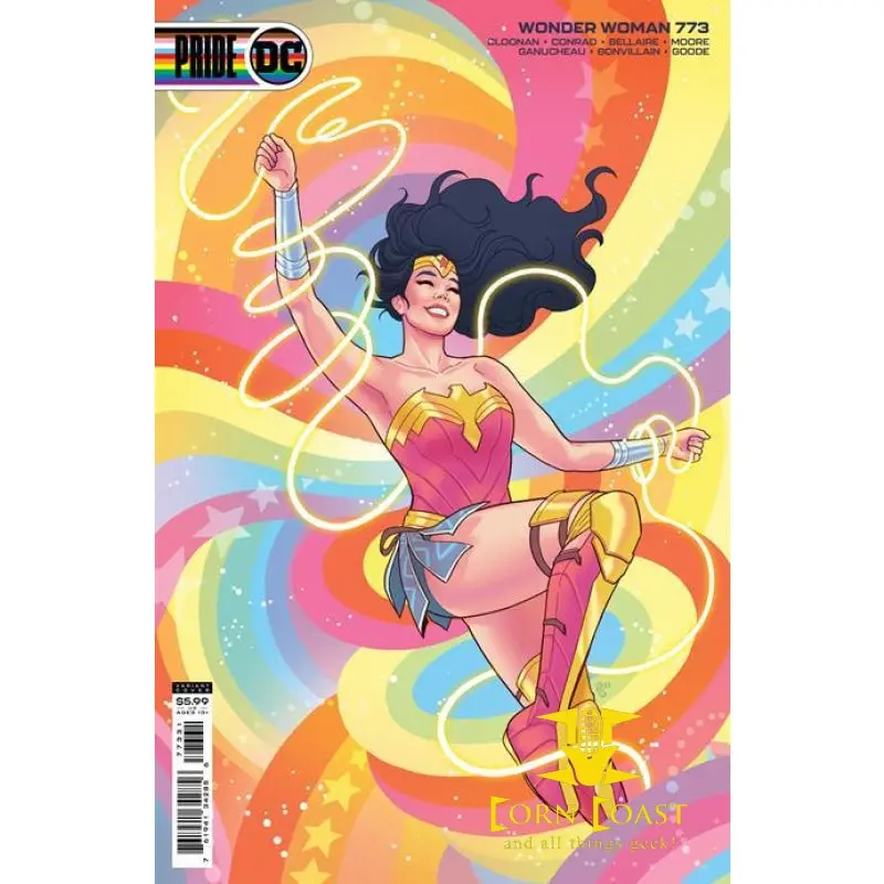 Wonder Woman #773 Cvr C Paulina Ganucheau Pride Month Card Stock Var 1