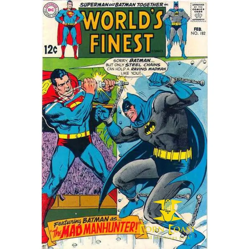 World's Finest Comics #182 Vg 1