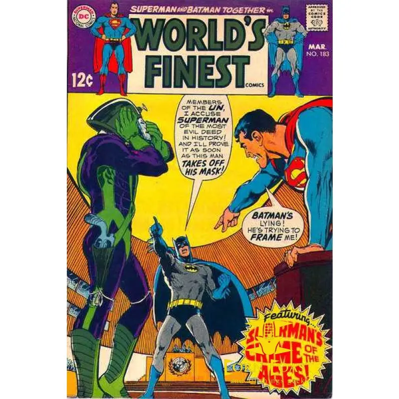 World's Finest Comics #183 Vg 1
