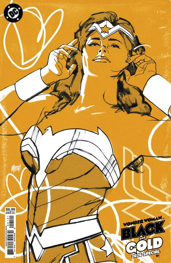 Wonder Woman Black & Gold 2026 Special One-Shot Cover B Mitch Gerads Variant Nm 1