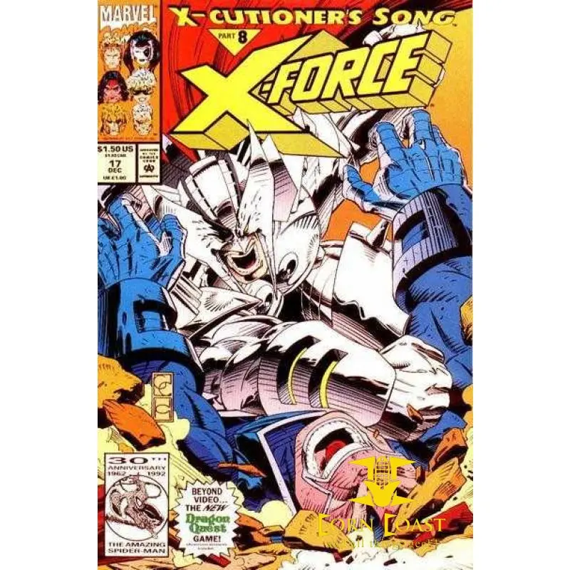 X-Force #17 With Trading Card Nm 1