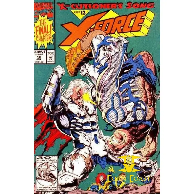 X-Force #18 With Trading Card Nm 1