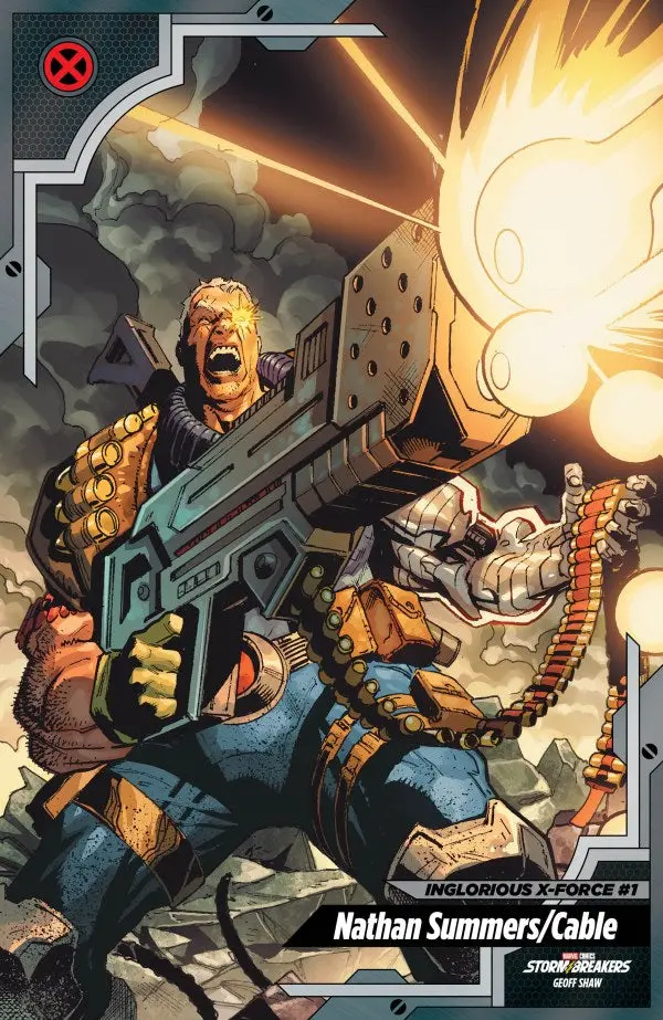 Inglorious X-Force (2026) #1 Geoff Shaw X-Men Trading Card Variant Nm 1