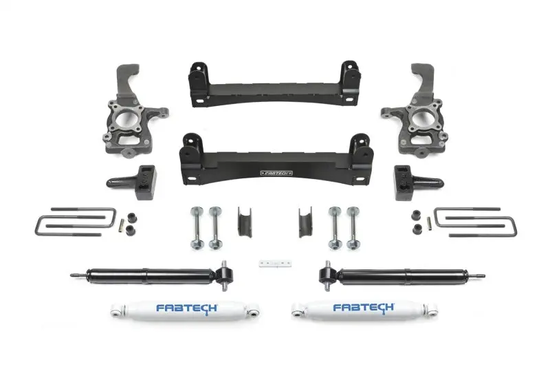 Fabtech 4-Inch Lift System For 2015–2020 Ford F-150 2Wd – Basic Package With Rear Performance Shocks 1