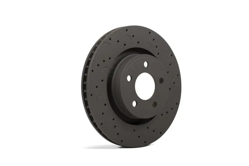 Hawk Talon Drilled & Slotted Front Brake Rotors For 2011 Ford Mustang Base Model 1