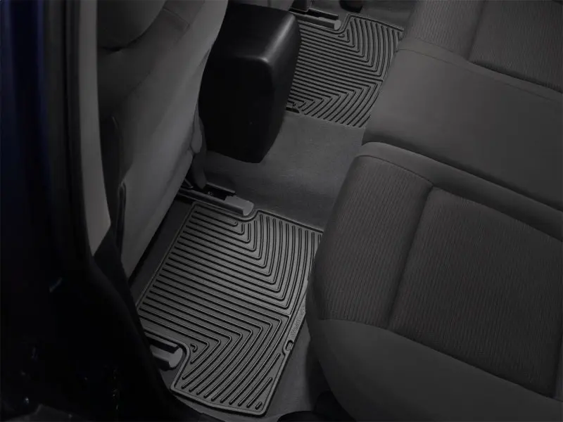 Weathertech Rear Rubber Floor Mats For 2010–2015 Bmw 7-Series (F02) – Black 1