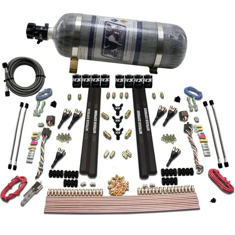 Nitrous Express Sx2 Dual-Stage Nitrous Kit With 12Lb Bottle — Optimized For 6-Cylinder Engines 1