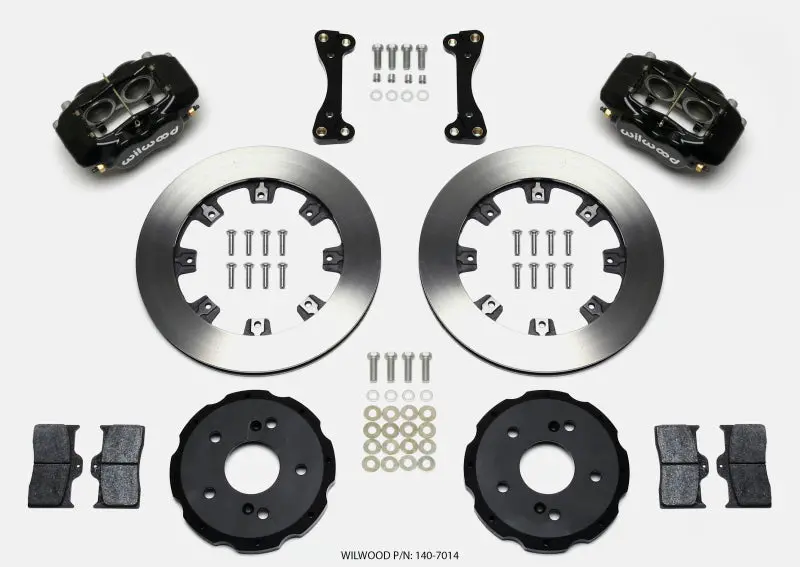 Wilwood Forged Dynalite Front Brake Hat Kit – 12.19-Inch Diameter, 5-Lug Fitment For 2002–2006 Acura Rsx 1