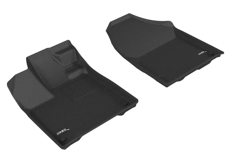3D Maxpider 2016-2020 Honda Pilot/Passport Kagu 1St Row Floormat - Black 1