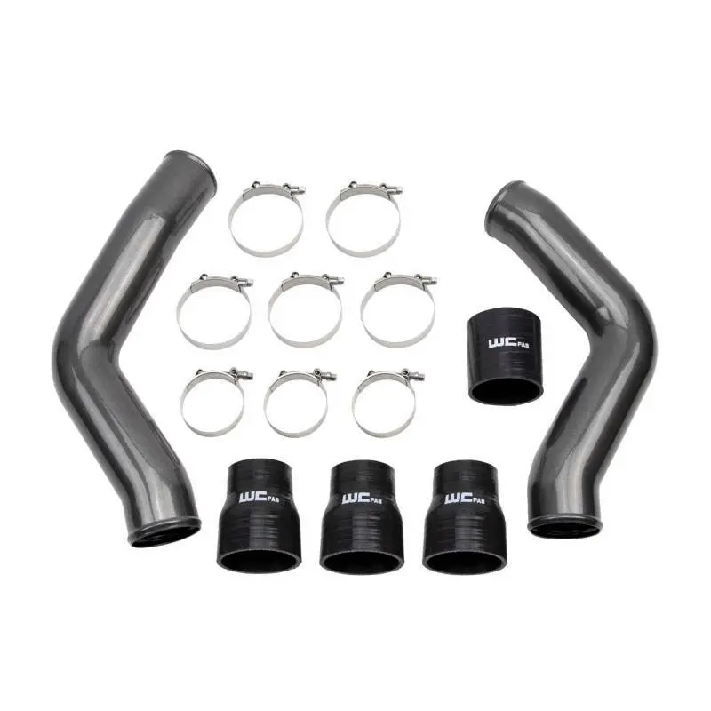 Wehrli Gloss Black 3.5-Inch Intercooler Pipe Kit For 2013–2018 Ram 6.7L Cummins Diesel 1