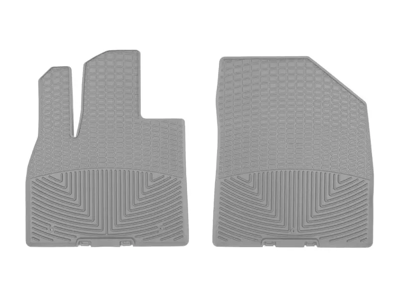 Weathertech Front Floor Liners For 2020–2024 Hyundai Palisade – Grey, Heavy-Duty Rubber 1