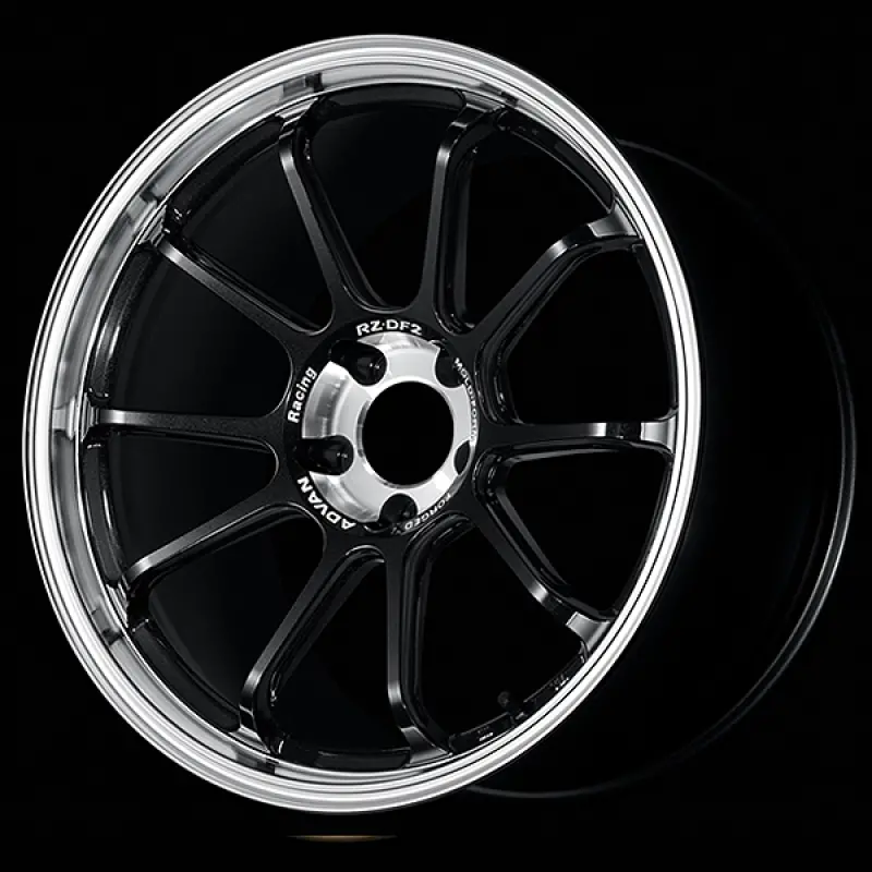 Advan Rz-Df2 20×10.0 Inch Diamond-Cut Wheel – +35Mm Offset, 5×114.3 Bolt Pattern, 73Mm Center Bore, Racing Titanium Black Finish 1