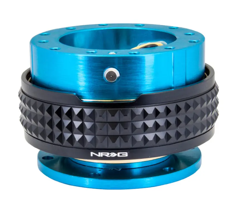 Nrg Quick Release Steering Hub – Pyramid Edition (Blue Body, Black Ring) 1