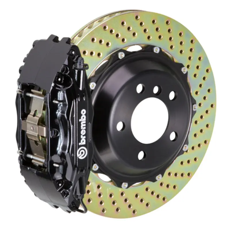 Brembo Gt Front Big Brake Kit – Drilled Rotors (355X32Mm), 4-Piston Calipers For 2000–2002 Ford Expedition 2Wd 1