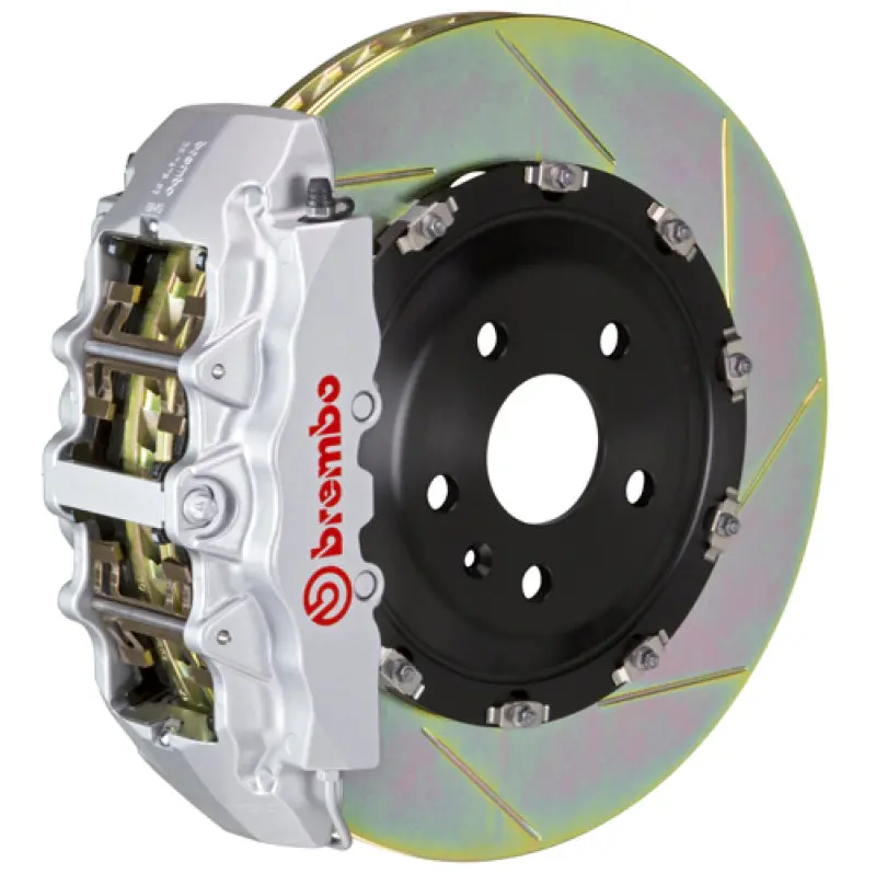 Brembo Gt Front Brake Kit For 2003–2006 Ford Expedition And Navigator – 8-Piston Calipers, Slotted Two-Piece 380X34Mm Rotors 1