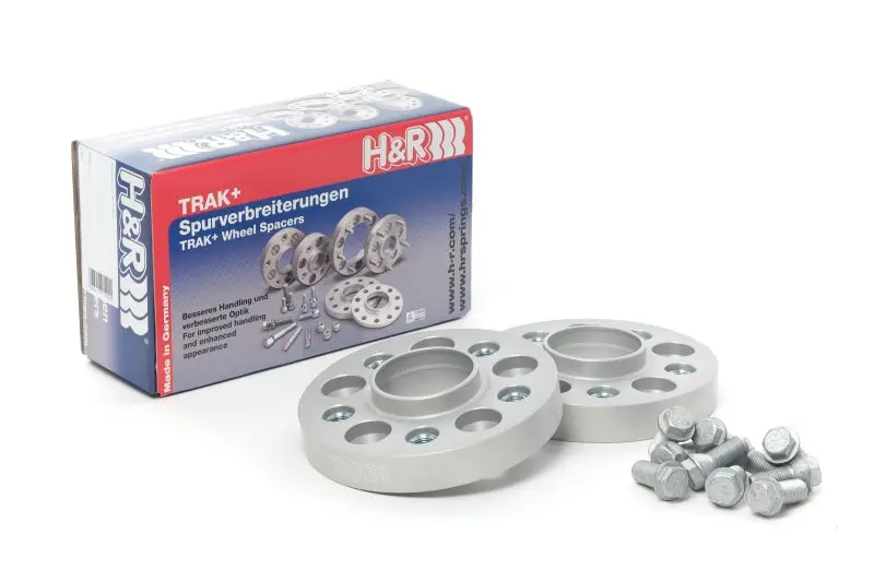 H&R Trak+ 40Mm Wheel Adapters – 5-Lug × 130Mm, 84Mm Center Bore, M14×1.5 Thread, Black Finish 1
