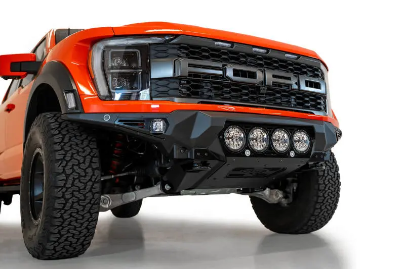 Addictive Desert Designs Bomber Front Bumper For 2021+ Ford Raptor – Includes Four 360° 6-Inch Rigid Light Mounts 1
