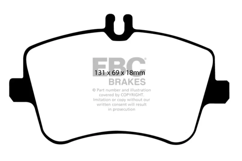 Ebc Greenstuff Front Brake Pads – For 2002–2003 Mercedes-Benz C230 (W203) 1
