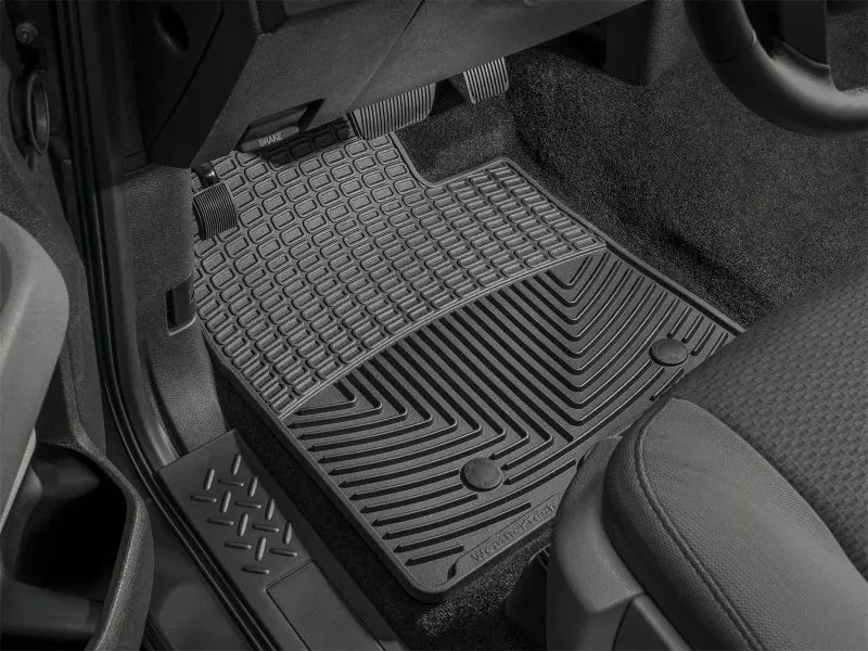 Weathertech 10-12 Ford Mustang Front Rubber Mats - Black 1