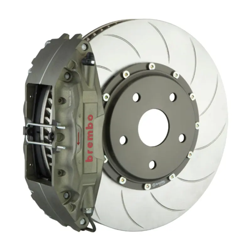 Brembo Pista Front Big Brake Kit For 2017–2020 Honda Civic Si Sedan — 4-Piston Calipers, Two-Piece Rotors (328X35Mm) 1