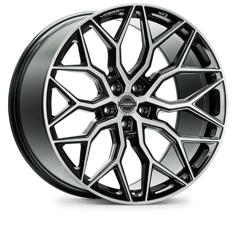 Vossen Hf-2 Brushed Gloss Black Wheel — 19×9.5", 5×112, Et35, Deep Face, 66.5Mm Bore 1