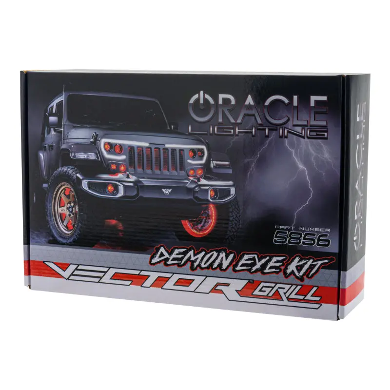 Oracle Vector Demon Eye Grille Conversion Kit – Colorshift Projector Lens (No Controller Included) 1